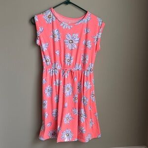 Girls SO Peach Floral Kids Dress XL